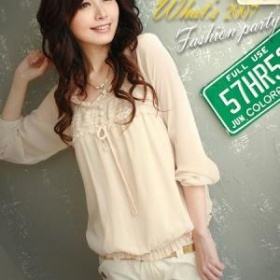 Průsvitné šifonové halenky (nejen) tělové barvy