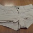 Bílé riflové mini-šortky S, M - foto č. 2