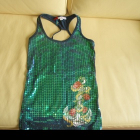 Párty glitrované tílko Tally Weil