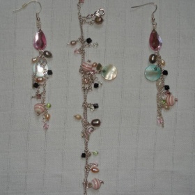 Náušnice + náramek