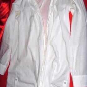 Dlouhá bílá košile Bershka