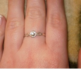 Stříbrný prstýnek 3