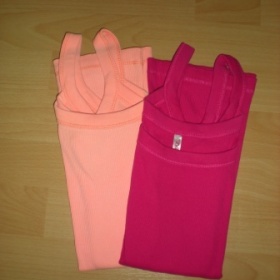 Malinový a broskvový nátělník