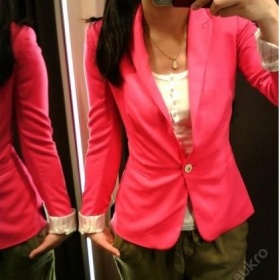 Elegantní růžové sako, Zara - foto č. 1