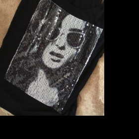 Černé tílko New Yorker Fishbone