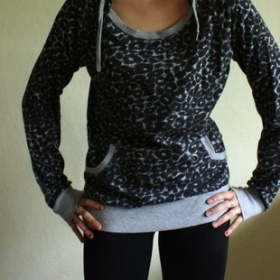 Leopardí mikina Fishbone