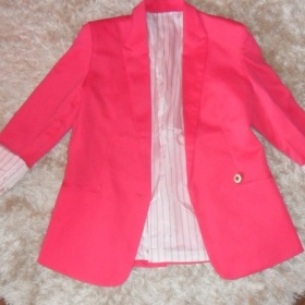 Růžové sako Zara