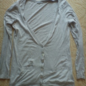 Šedý bavlněný svetřík Terranova