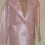 Růžový kožený perleťový kabát Leather Elements - foto č. 2