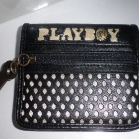 Černo - krémová peněženka Playboy - foto č. 1