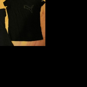 Černé tričko Puma - foto č. 1