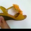 Žluté letní boty na malém klínku - foto č. 3