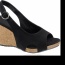 Černé sandále na klínku Deichmann - foto č. 3