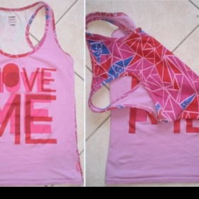 Růžové tílko Zumba - foto č. 1