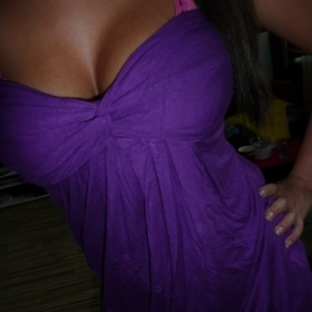 Fialové šaty/tunika Amisu - foto č. 1