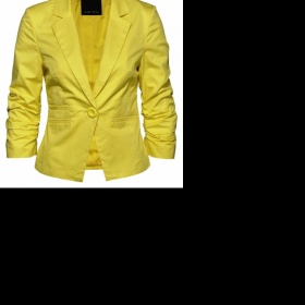 Žluté sako s čím kombinovat?