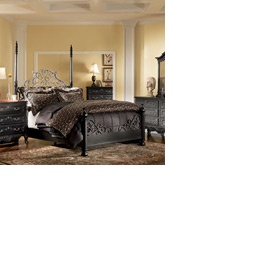 , , Provence, , staromodní ložnice