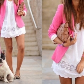 Růžové sako/blazer, Zara - foto č. 1