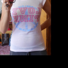 Světlounce růžové tričko Victoria´s secret