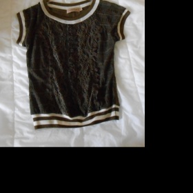 Hnědé krajkové tričko  Lulu Hotel