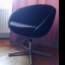 Otočné černé křeslo Ikea/Skruvsta - foto č. 2