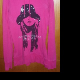 Růžová mikina Fishbone