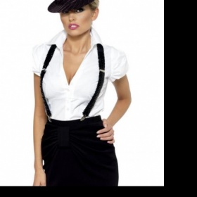 Černý klobouk - vlasy rozpuštěné nebo do culíku?