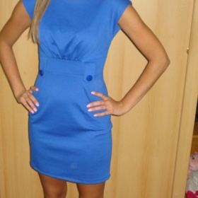 Šaty královsky modré  F&F