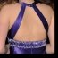 Temně fialové večerní šaty Cinderella - foto č. 3