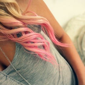 Barvení vlasů křídou