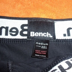 Pánske čierne a čierno biele boxerky Bench - foto č. 1