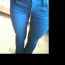Modré slim džíny - foto č. 3