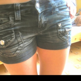 Riflové šortky z dovozu