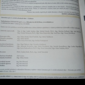 Literatura pro 4. ročník SŠ