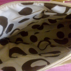 Béžová/nude krajková kabelka