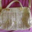 Béžová/nude krajková kabelka - foto č. 2