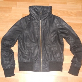 Černá jarní/podzimní bunda Fishbone