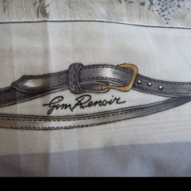 Šedý hedvábný šátek Gim Renoir - foto č. 1