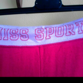 Červené kalhoty Miss Sporty HL Fashion