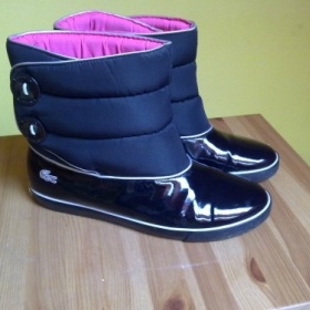 Černé sněhule na zimu Lacoste - foto č. 1