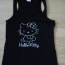 Černé boxerské tílko Hello Kitty - foto č. 2