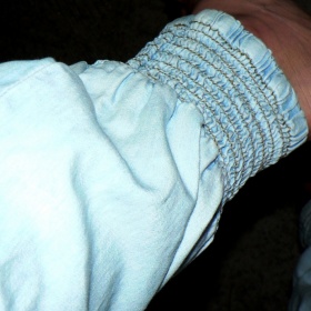 Světlé rifle aladinky Fishbone