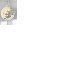 Ozdobení lustru - papírové koule