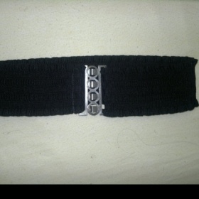 Černý pásek do pasu dva kusy