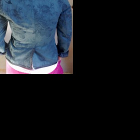 Vzorované elegantní černé sako H&M