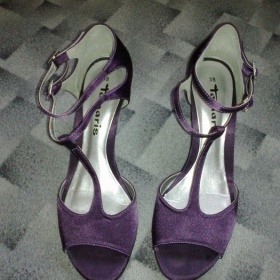 Fialové lodičky tamaris