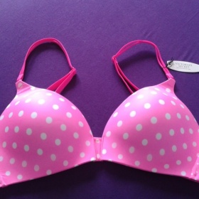 Victoria´s Secret Podprsenka růžová s puntíky - foto č. 1