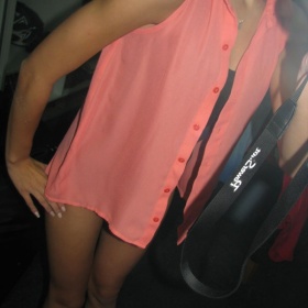 Lososová halenka/košile Amisu