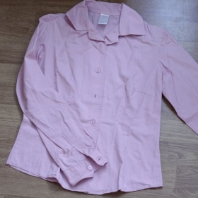 Růžová elegantní košile - foto č. 1
