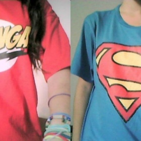 Volná trika Superman a Bazinga